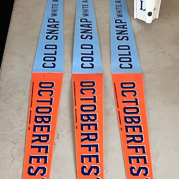 SAMUEL SAM ADAMS Seasonal 3 Sided Beer Tap Handle - Lager With Seasonal Tabs - Picture 7 of 7